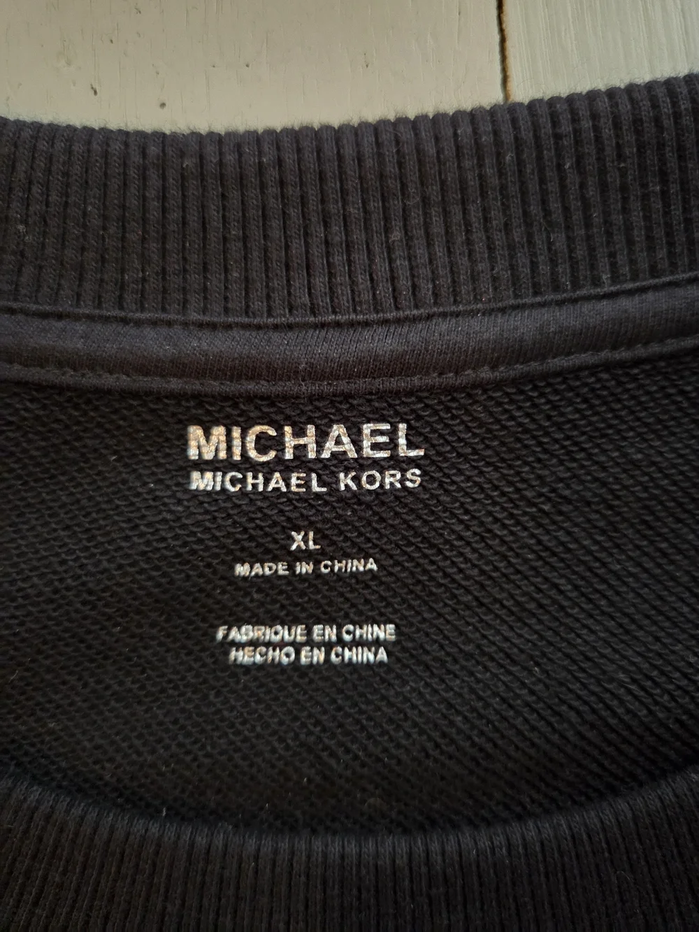 Michael Kors Black Logo Crewneck Sweatshirt - Picture 3 of 3